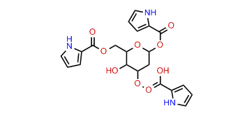 beta-D-Glucopyranose 1,2,6-tris(pyrrole-2-carboxylate)